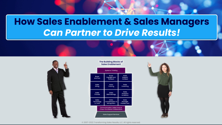 ow Sales Enablement and Sales Managers Can Partner to Drive Results